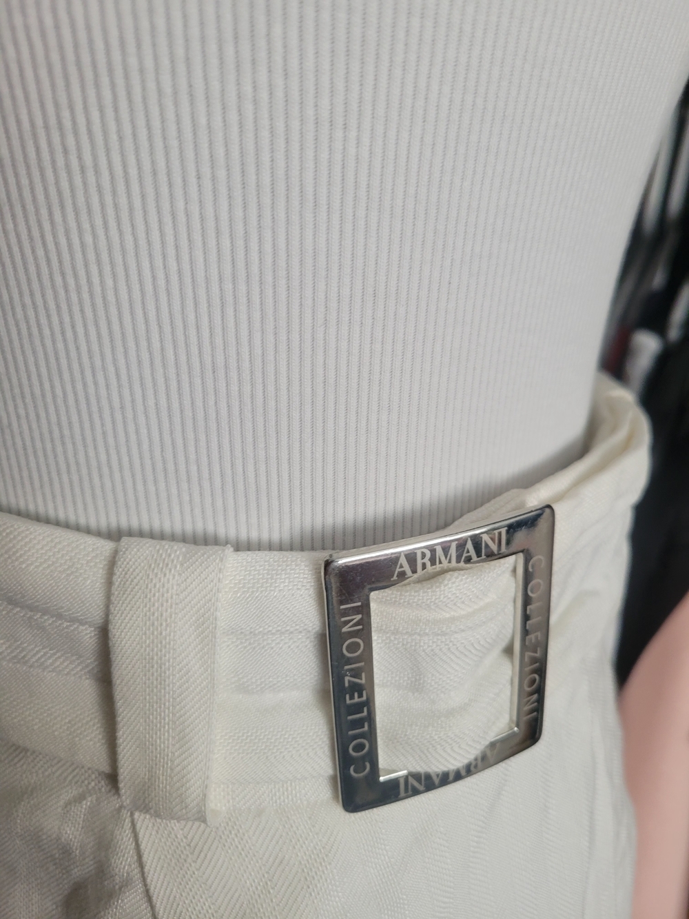 Armani Collezioni White Skirt